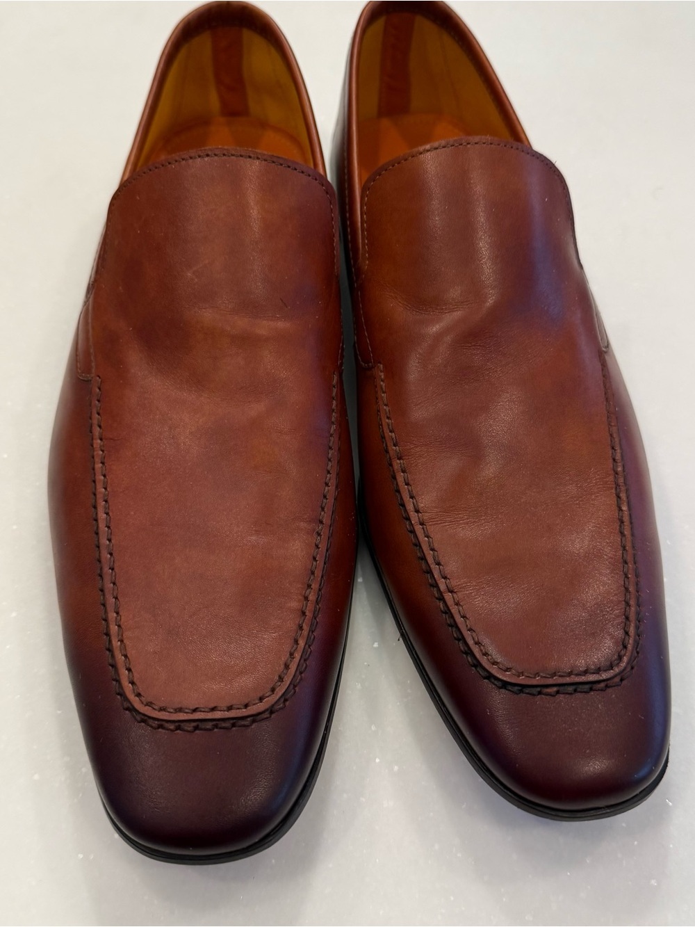 Magnanni Men’s Toreto Venetian Loafers Rich Brown Size US 10.5 EU 43.5 EUC - Picture 13 of 15